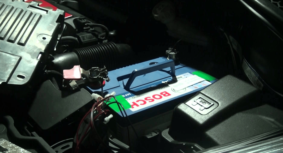 how to open bosch car battery